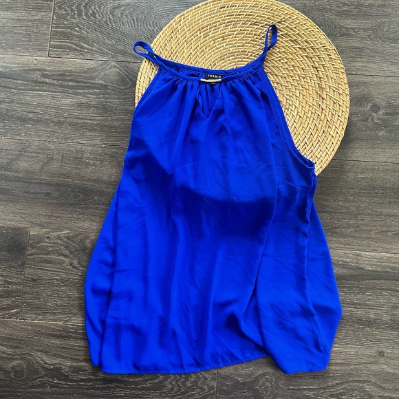 Torrid Tops - Torrid Toyal Blue Halter Top size 2X